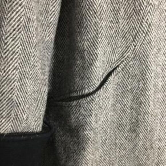 Herman Kay VTG Wool Gray Coat/Jacket Size 10P - Picture 9 of 12